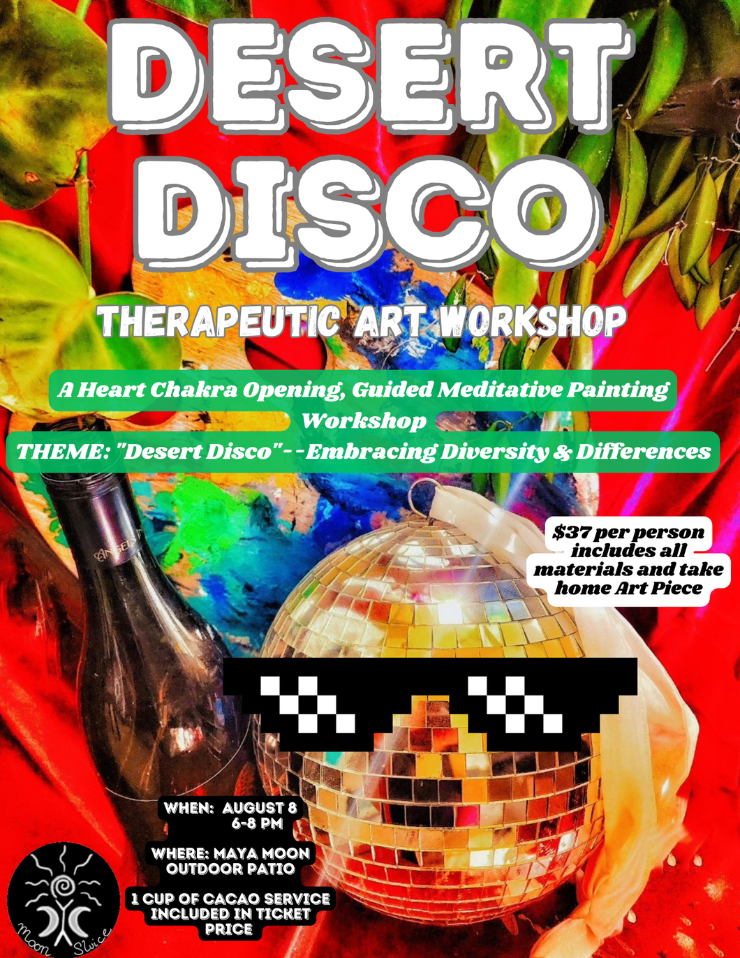 ‘Desert Disco’ - A Moon Sluice Therapeutic Art Workshop