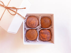 Strawberry Champagne Truffles