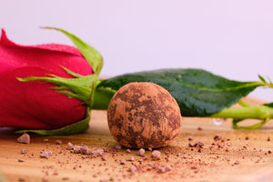 Strawberry Champagne Truffles
